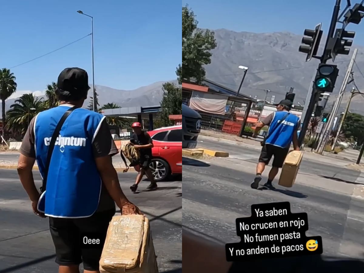 Viralizan pelea entre heladero y peatón que cruzó con luz roja: “Soi’ puro hue... pastero cu…”