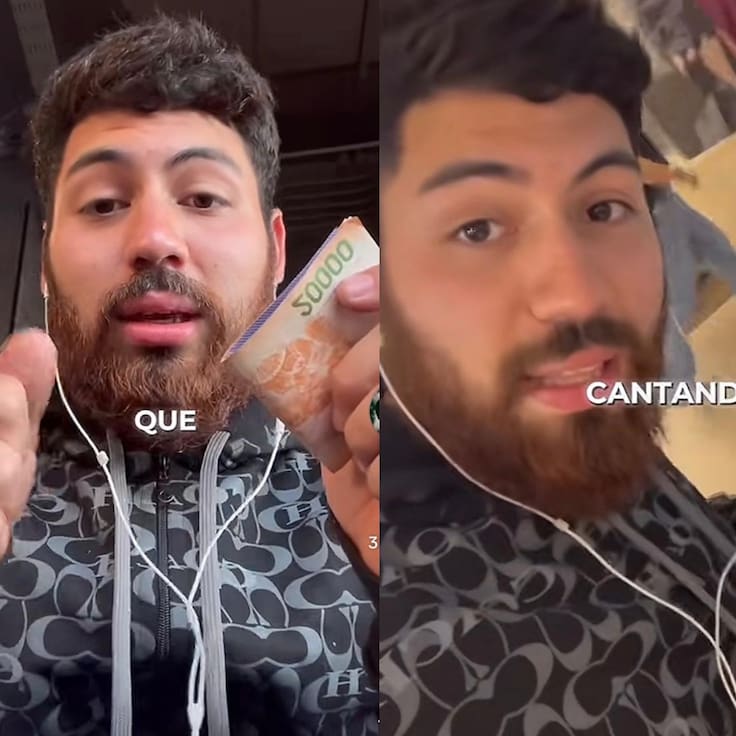 Músico sorprende al revelar cuánto dinero gana cantando en el Metro de Santiago: “Esto es 100% real”