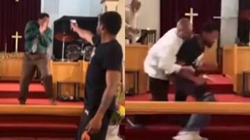 VIDEO. Hombre irrumpe en medio de misa e intenta disparar contra el pastor: falla de arma evitó el crimen