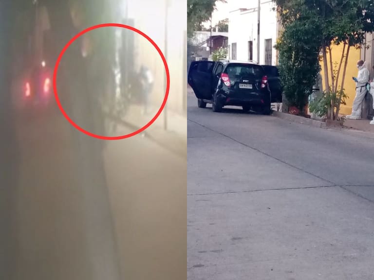 Percutaron 15 disparos: imágenes captan momento en que delincuentes balean a hombre en Quinta Normal