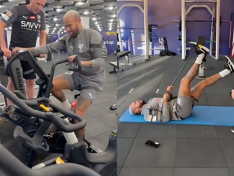 No tenía muchas ganas: Neymar vuelve a los entrenamientos con el Al Hilal