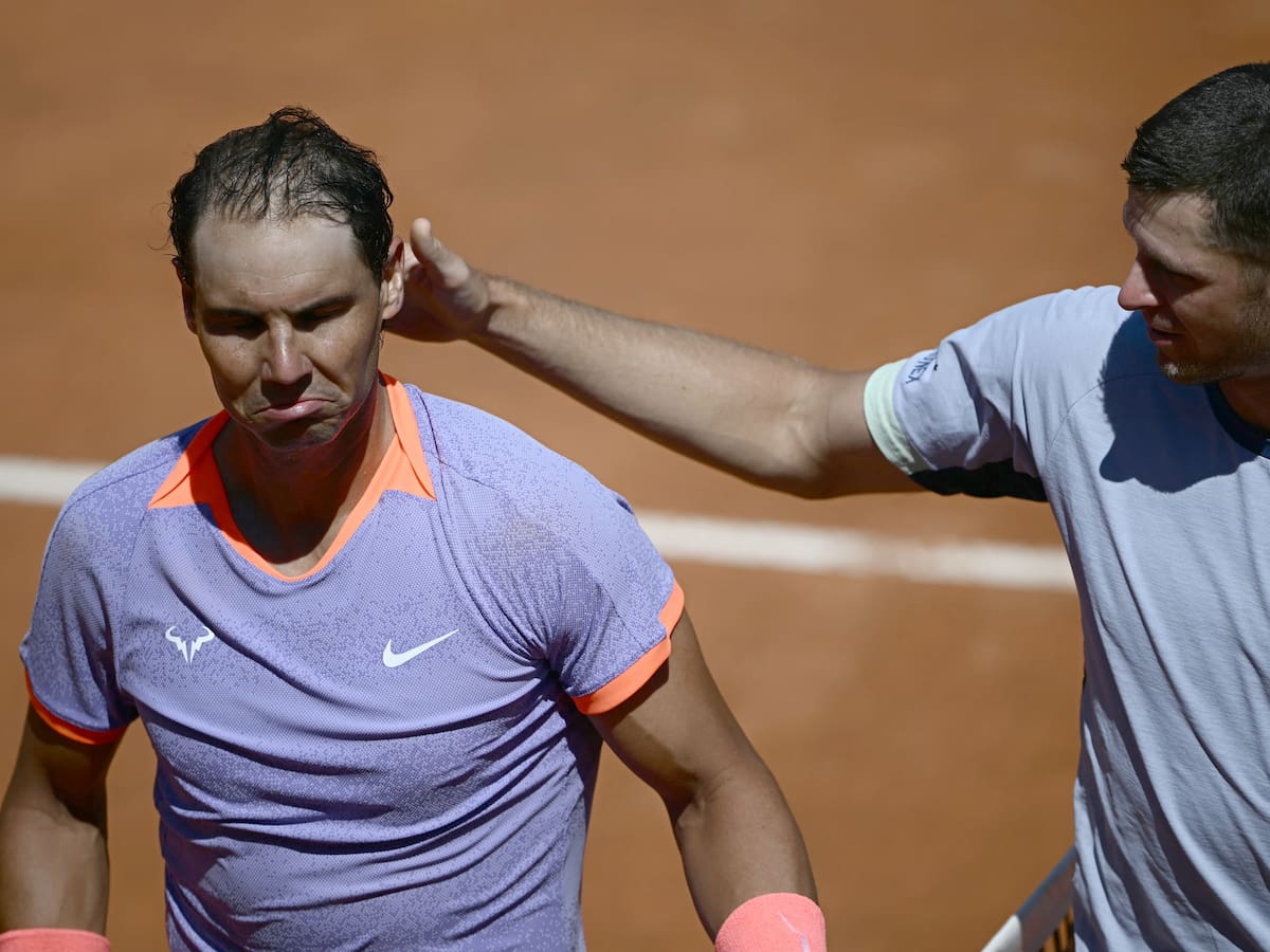 Rafael Nadal dice adiós a Roma tras caer estrepitosamente ante Hurkacz