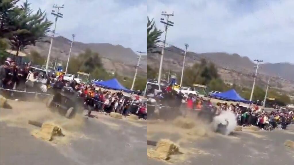 Competencia de ‘Carros Locos’ deja cuatro personas lesionadas tras colisión en Ovalle