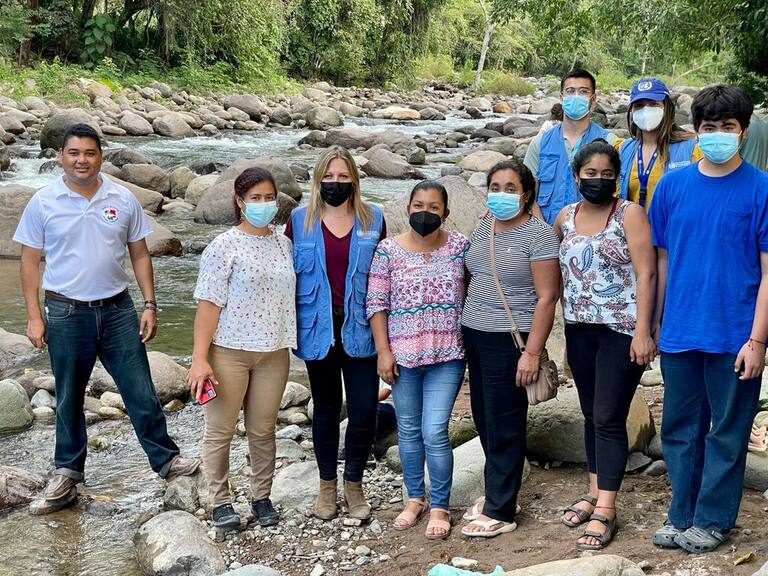 Misión de la ONU visitando a ambientalistas acusados en el Caso Guapinol