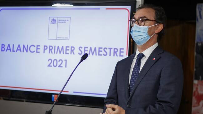 9 de julio del 2021/SANTIAGOEl ministro de Educación, Raúl Figueroa, entregan balance del primer semestre escolar de 2021 y dan detalles de cómo se realizará la nueva presencialidad a partir del segundo semestre.
FOTO: SEBASTIAN BELTRAN GAETE/AGENCIAUNO