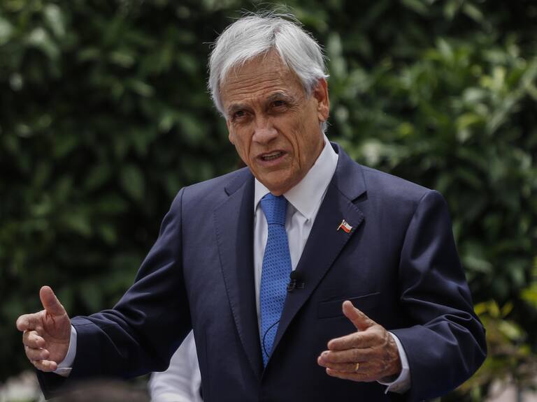 30 de noviembre del 2021/SANTIAGOSebastian Piñera, Presidente de la Republica, durante el anuncio de la extensión del IFE laboral, que se realizó en el patio de Los Naranjos del Palacio de LA Moneda.
FOTO: SEBASTIAN BELTRAN GAETE/AGENCIAUNO