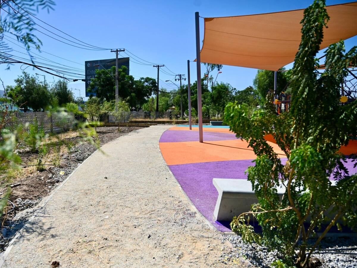 Implicó una inversión de $263 millones: nuevo parque de Santiago alcanza 90% de avance en obras y así luce