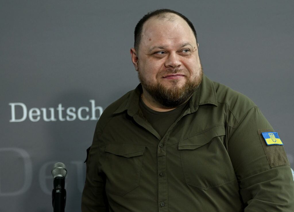 El presidente del parlamento de Ucrania Ruslan Stefantschuk