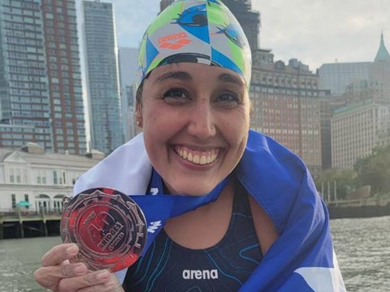 Bárbara Hernández rompió récord en Manhattan