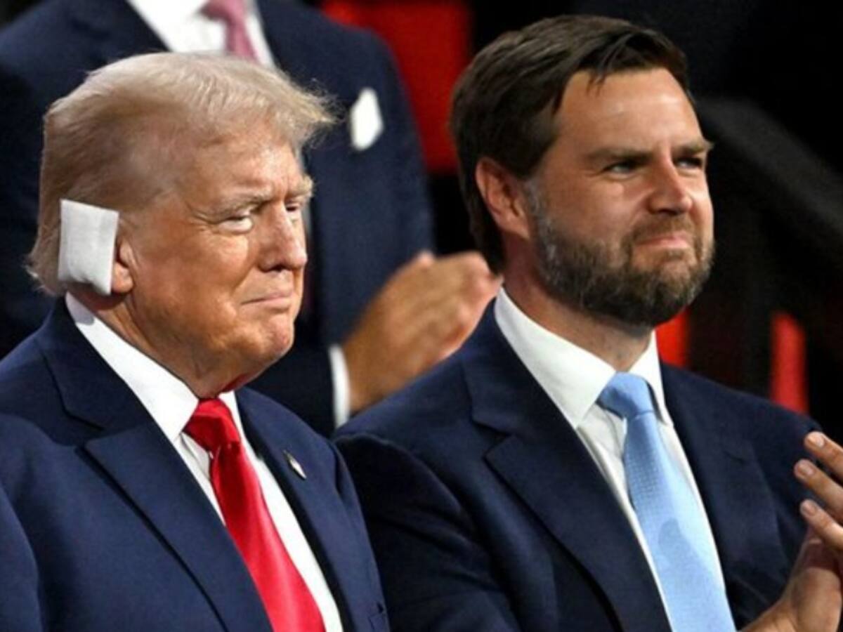 Con la oreja vendada: Así fue reaparición de Donald Trump en la Convención Nacional Republicana