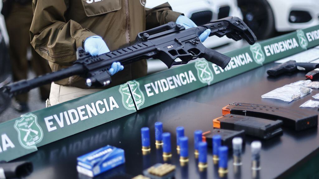 Parte de lo incautado en el operativo 60 segundos. / Agencia Uno.