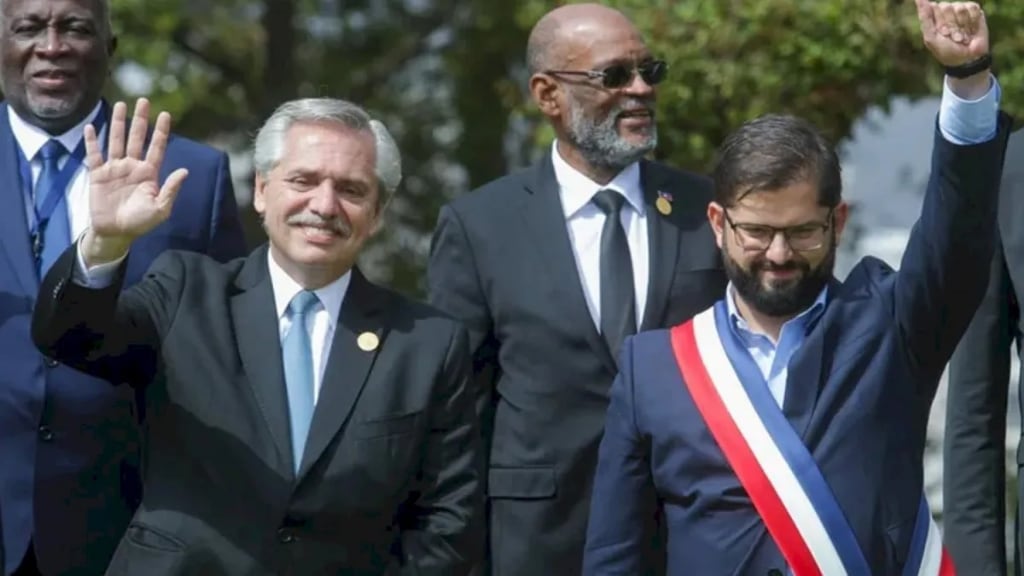 Gabriel Boric y Alberto Fernández - Argentina