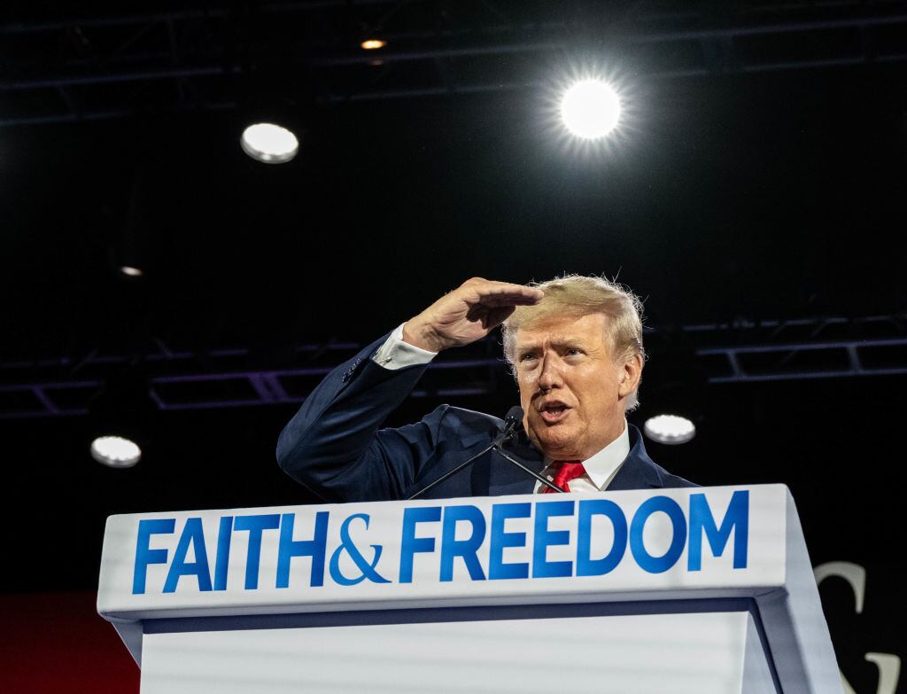 Donald Trump habla sobre la libertad en un evento en Nashville