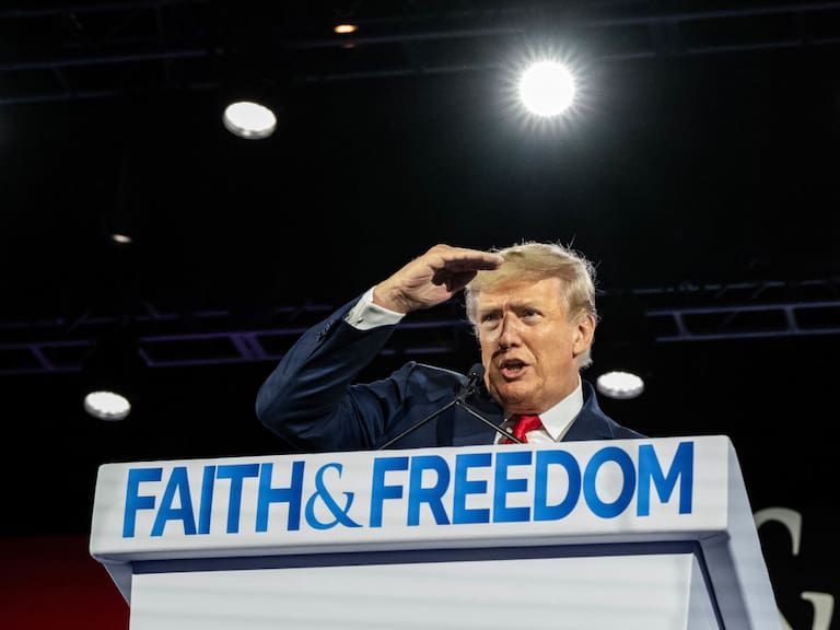 Donald Trump habla sobre la libertad en un evento en Nashville
