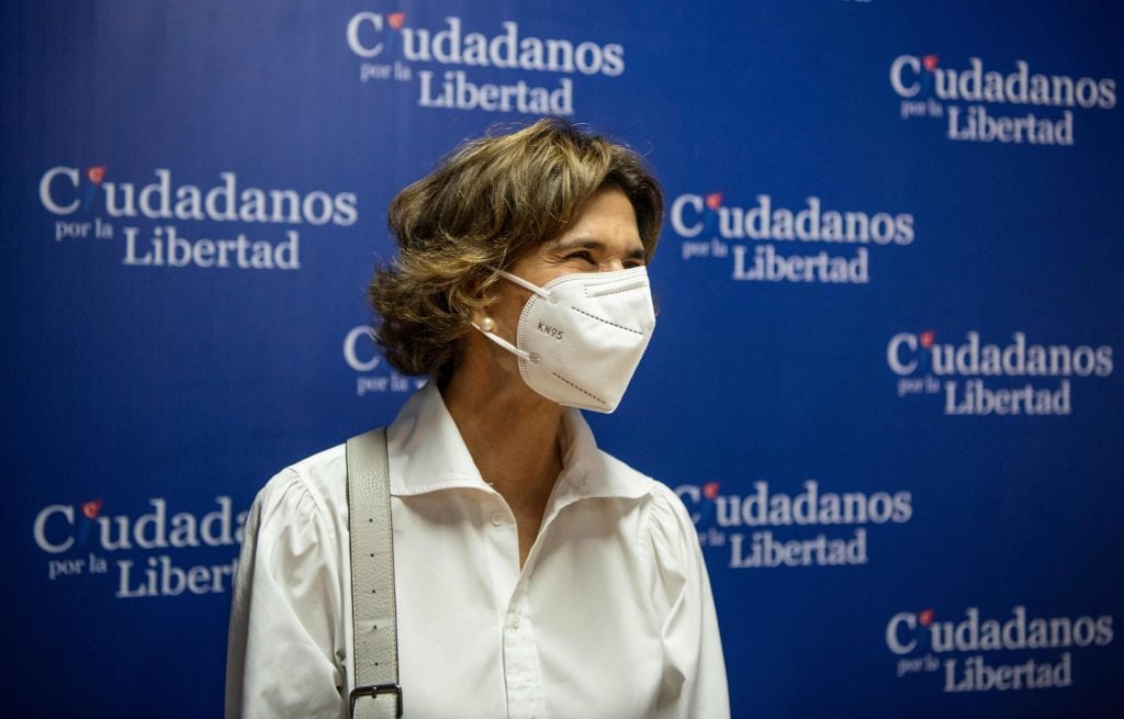 Cristiana Chamorro en una cita del partido Ciudadanos por la Libertad