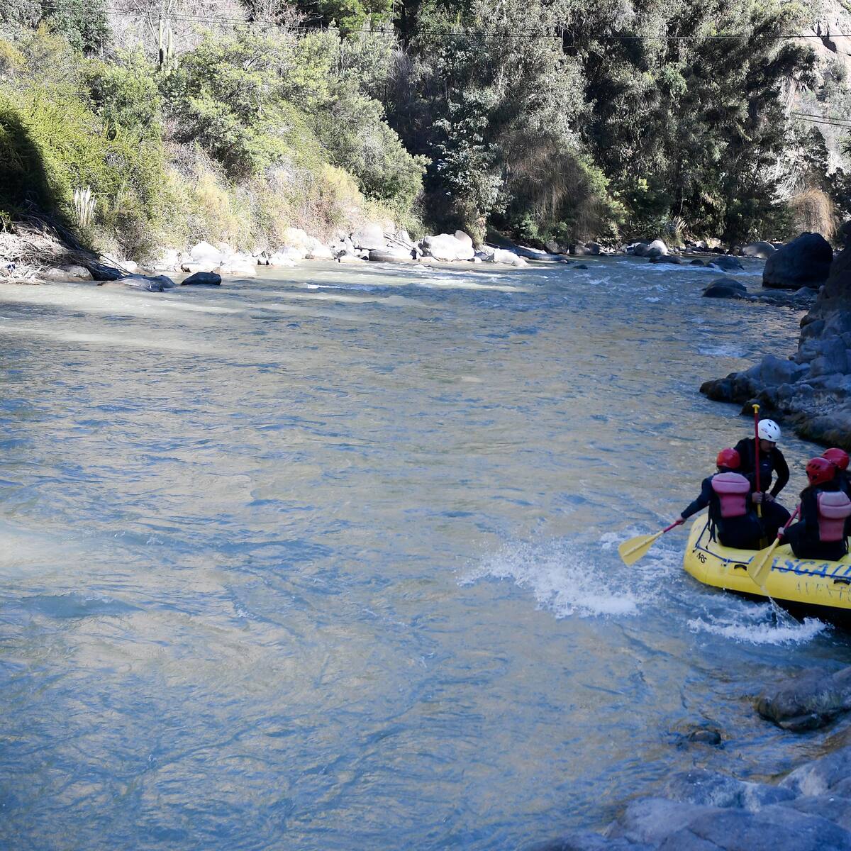 Estudiante universitario muere tras volcar bote durante actividad de rafting en Pucón
