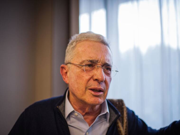 El exmandatario colombiano Álvaro Uribe Vélez