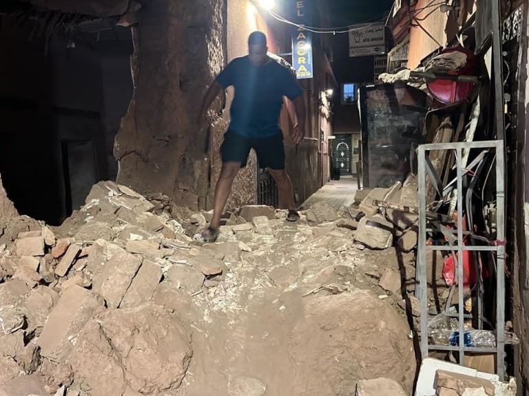 El daño que deja un terremoto en la zona centro de Marruecos