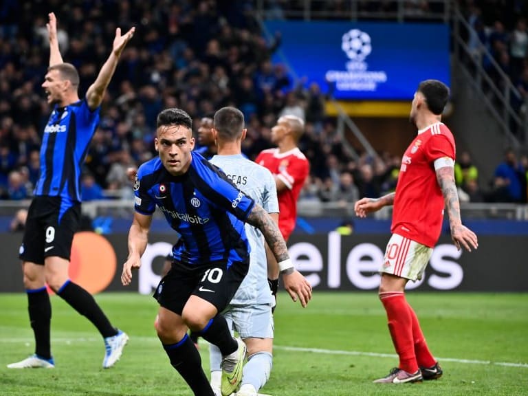 Inter eliminó al Benfica y habrá «Derby della Madonnina» ante el AC Milan en las semis de la Champions League