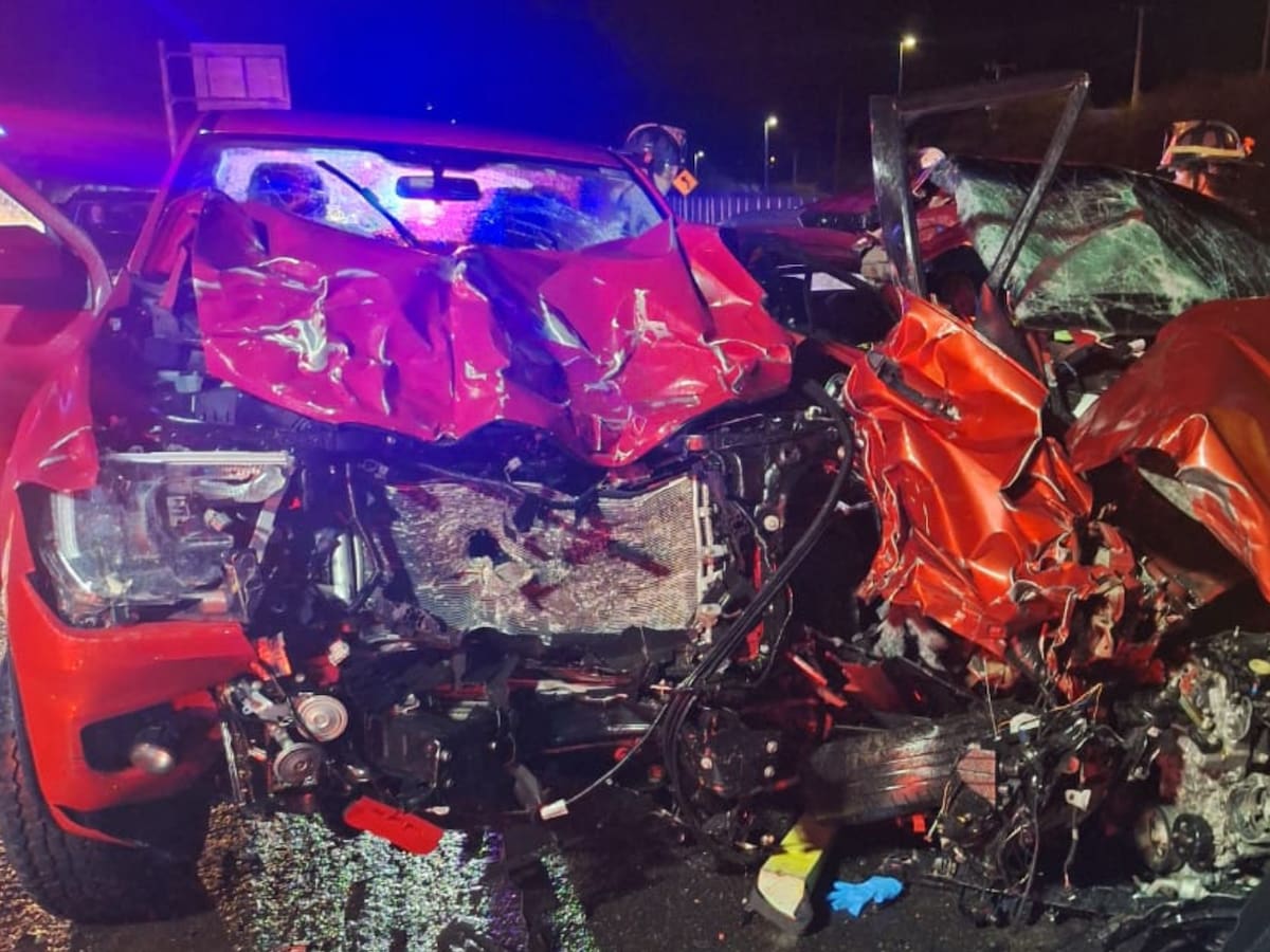 Tragedia en Villa Alemana: cuatro muertos tras brutal choque en la autopista Troncal Sur