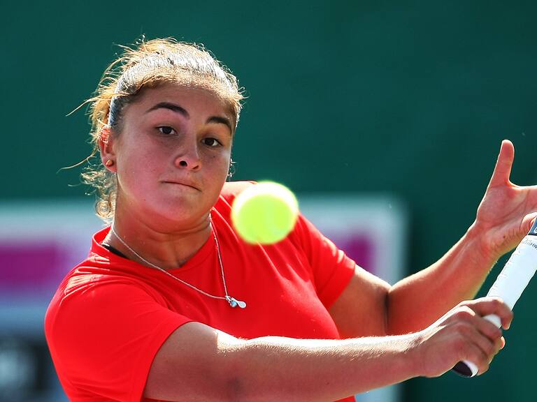 Bárbara Gatica logró el primer punto de Chile ante Venezuela en la Fed Cup