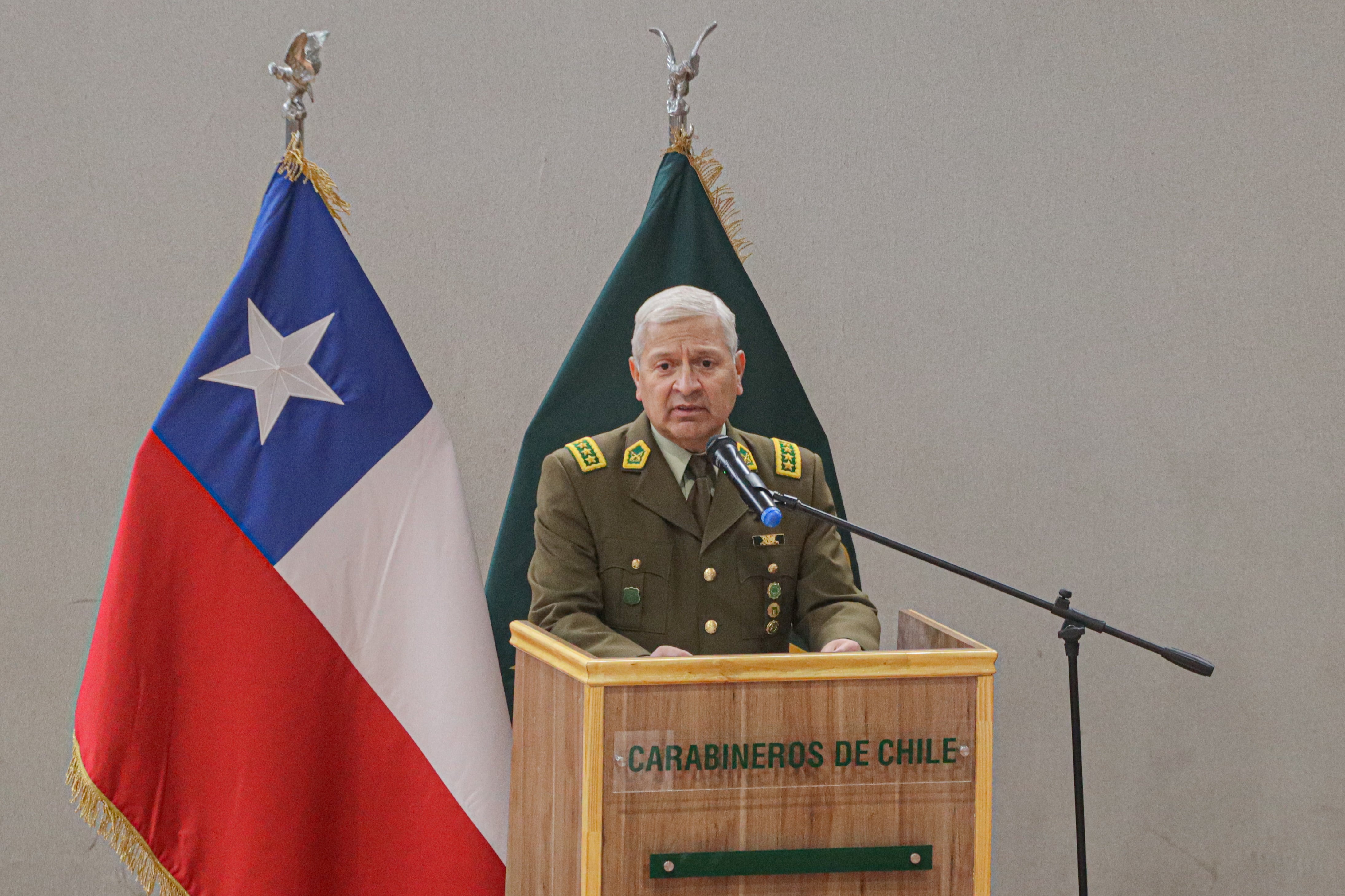 Agencia UNO | El general director de Carabineros, Ricardo Yáñez