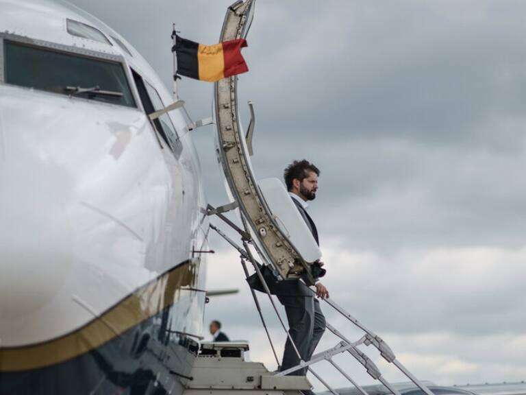 Presidente Boric llega a Bélgica