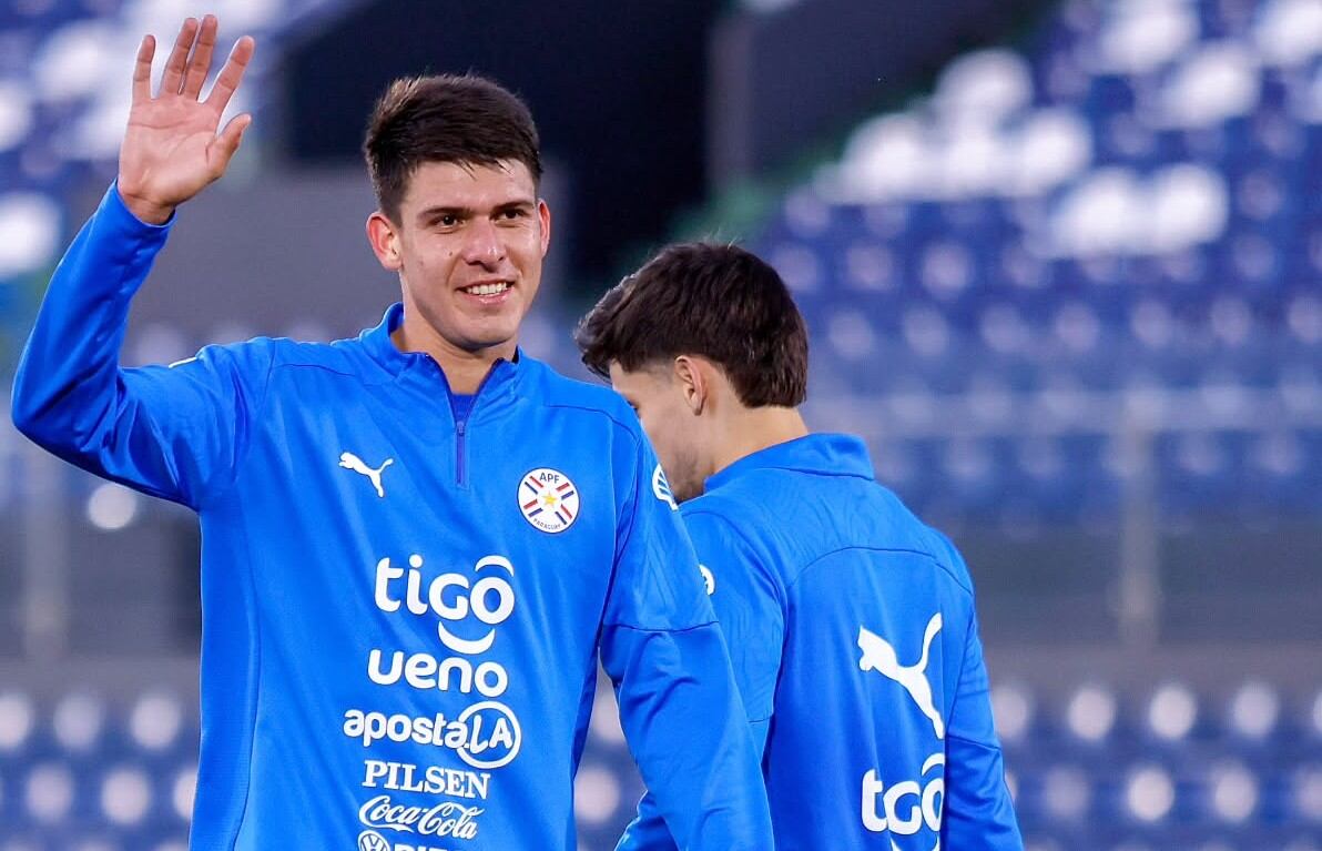 Lucas Romero, volante de la Selección Paraguaya. Foto: Sr. Fútbol