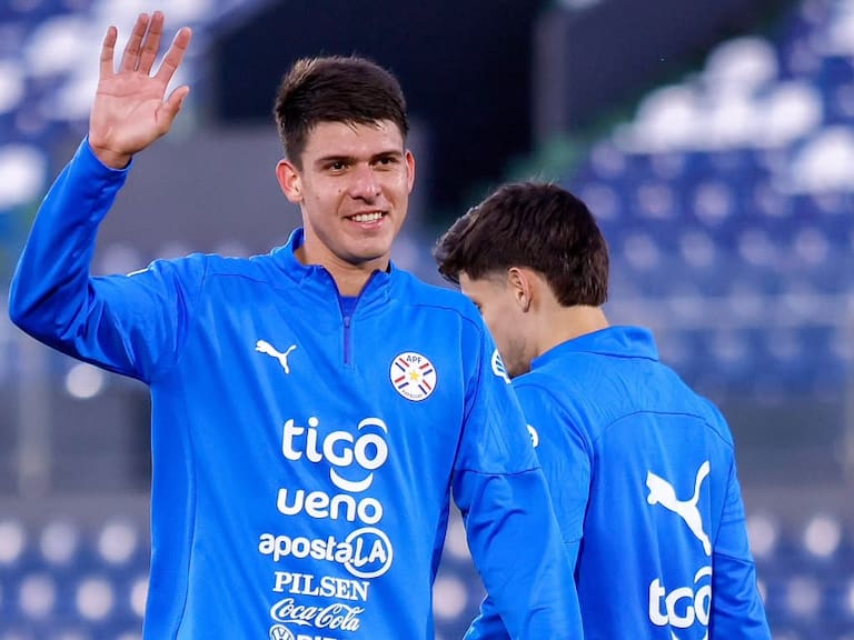Lucas Romero, volante de la Selección Paraguaya. Foto: Sr. Fútbol