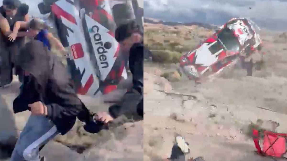 Tragedia en rally de Córdoba: brutal accidente deja un muerto e impactantes imágenes en redes sociales