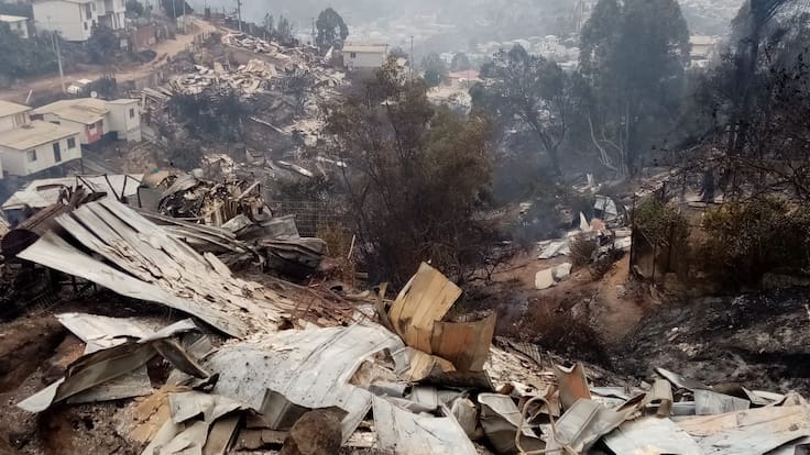 Desolador testimonio en sector Pataguas en Viña del Mar