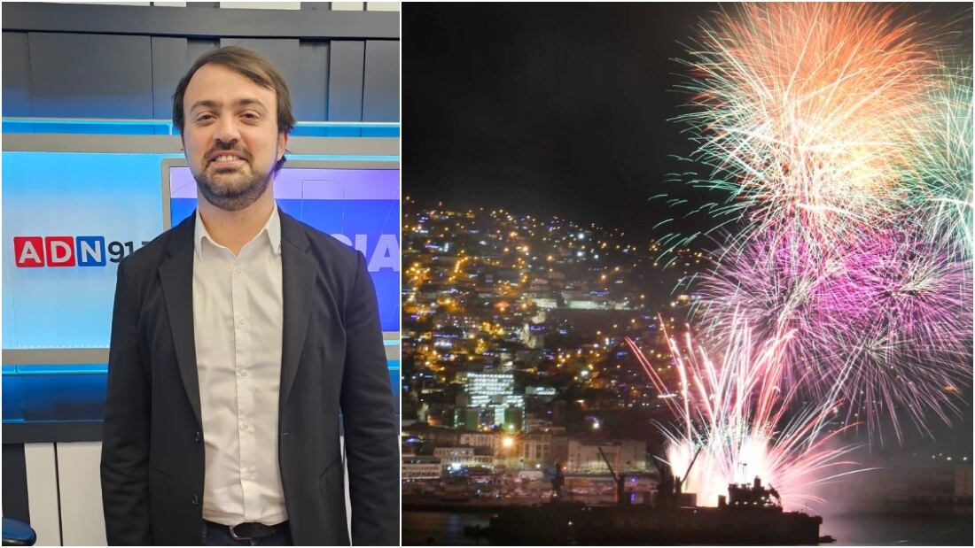Alcalde Sharp y Año Nuevo en el mar