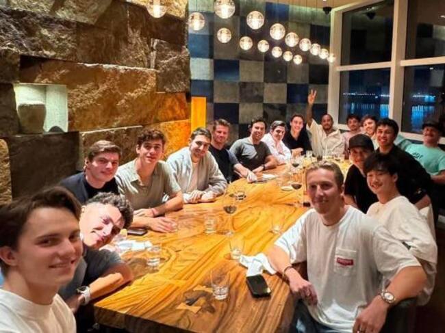 Así fue la tradicional cena de pilotos de la Fórmula 1