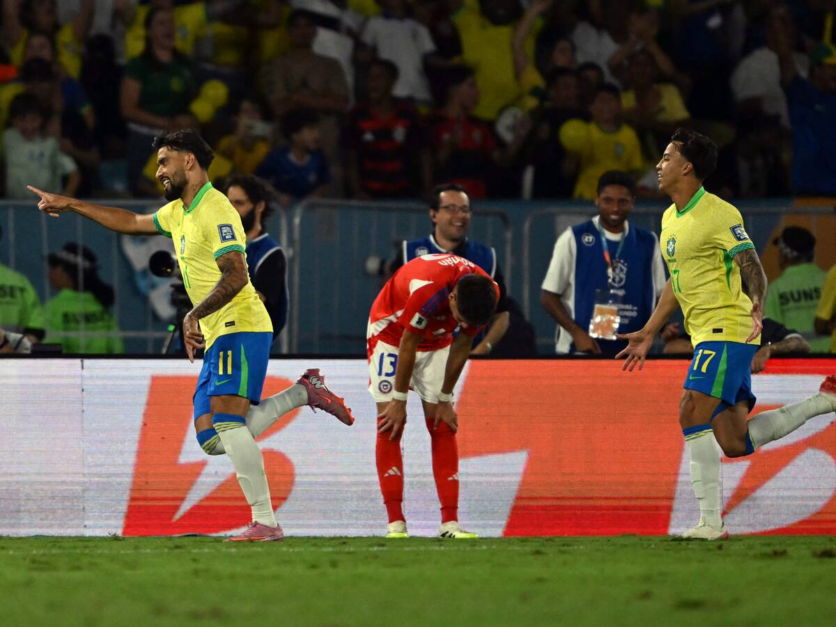 La dura realidad: Brasil aplasta a una pobre selección chilena para mantenerla en el sótano de las Eliminatorias