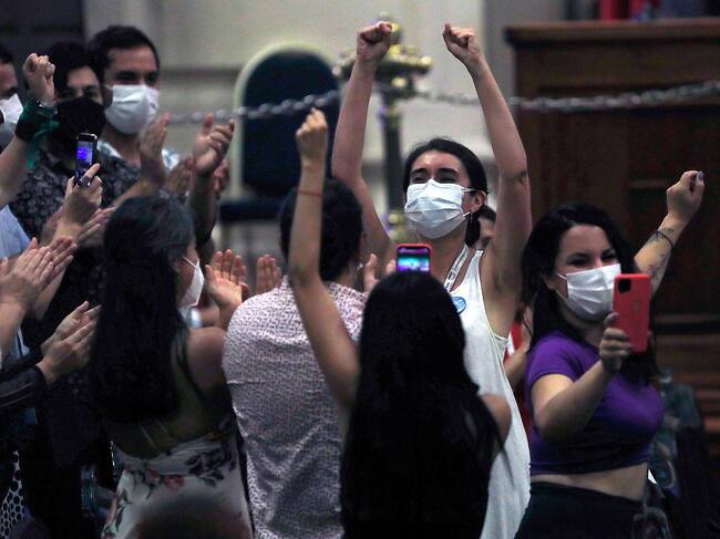 05 de Enero de 2022/SANTIAGOMaria Luisa Quinteros, durante el segundo día de sección del pleno y cuenta pública, que se realiza en el ex Congreso de Santiago.
FOTO :CRISTOBAL ESCOBAR /AGENCIAUNO