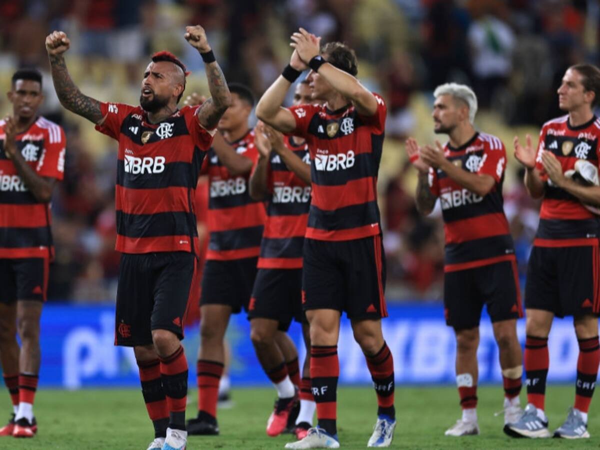 Arturo Vidal participa en la clasificación de Flamengo a la final del Campeonato Carioca