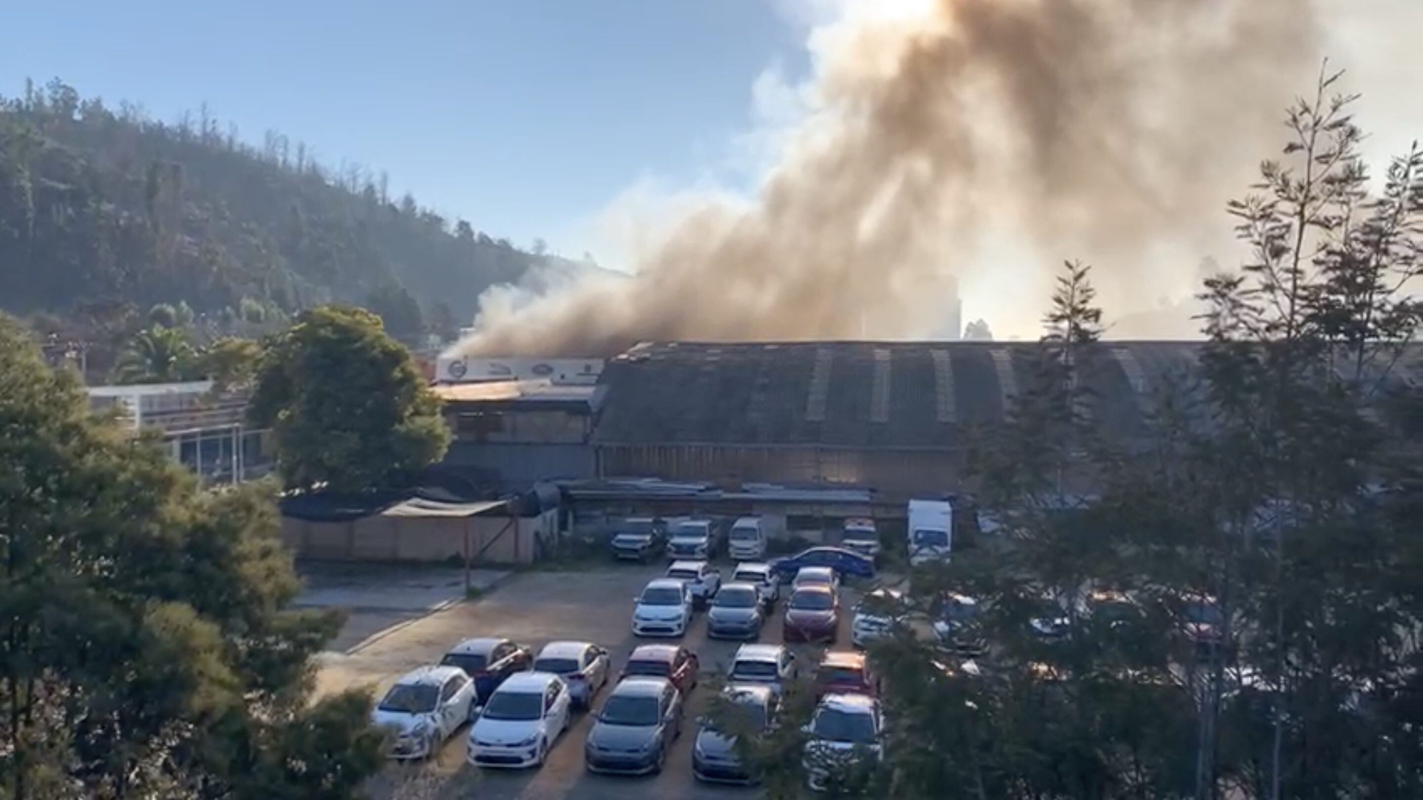 Incendio automotora Viña