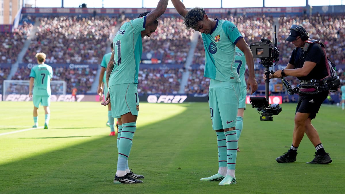 Barcelona no da tregua en La Liga: goleó al Levante con doblete de Lamine Yamal y mantiene su campaña perfecta