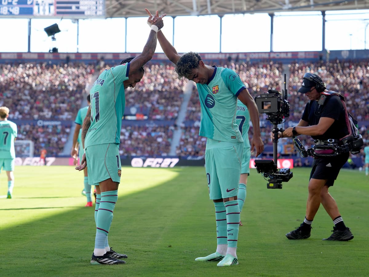 Barcelona no da tregua en La Liga: goleó al Levante con doblete de Lamine Yamal y mantiene su campaña perfecta