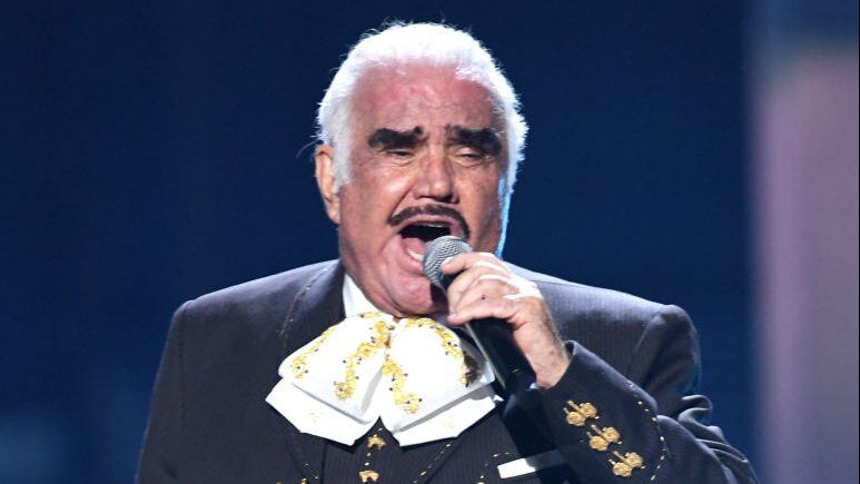 LAS VEGAS, NEVADA - NOVEMBER 14: Vicente Fernández performs onstage during the 20th annual Latin GRAMMY Awards at MGM Grand Garden Arena on November 14, 2019 in Las Vegas, Nevada. (Photo by Kevin Winter/Getty Images for LARAS)