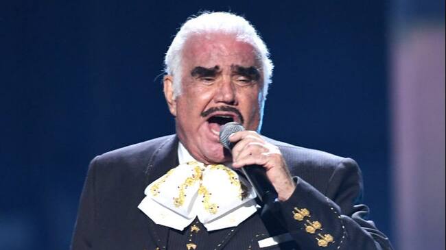 LAS VEGAS, NEVADA - NOVEMBER 14: Vicente Fernández performs onstage during the 20th annual Latin GRAMMY Awards at MGM Grand Garden Arena on November 14, 2019 in Las Vegas, Nevada. (Photo by Kevin Winter/Getty Images for LARAS)