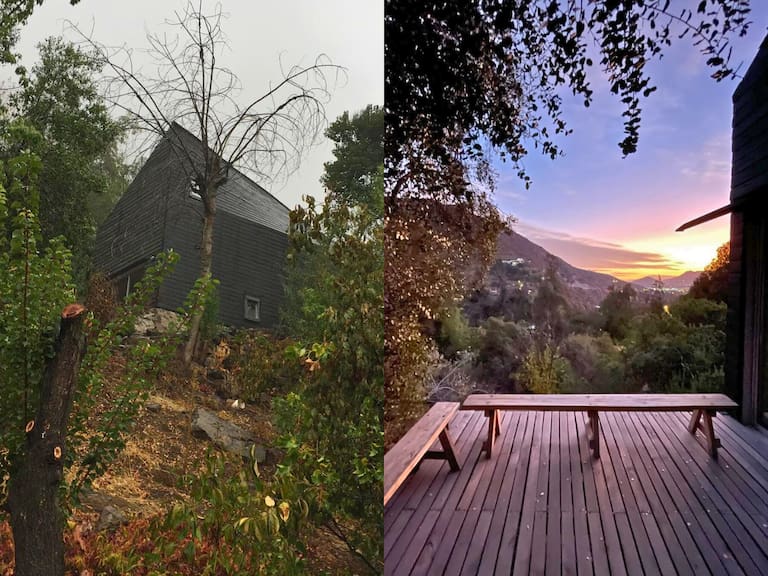 Se fue a vivir a un cerro en Lo Barnechea: tiene fibra óptica, delivery y solo tarda 25 minutos en llegar al trabajo