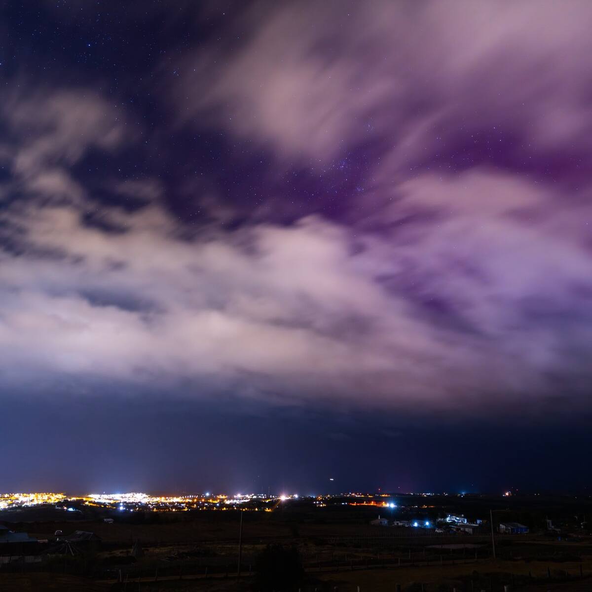 ¡Maravilloso! Así se vieron las auroras australes en el extremo sur de Chile