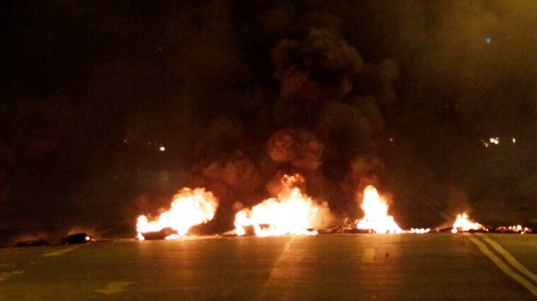 Barricadas en Temuco