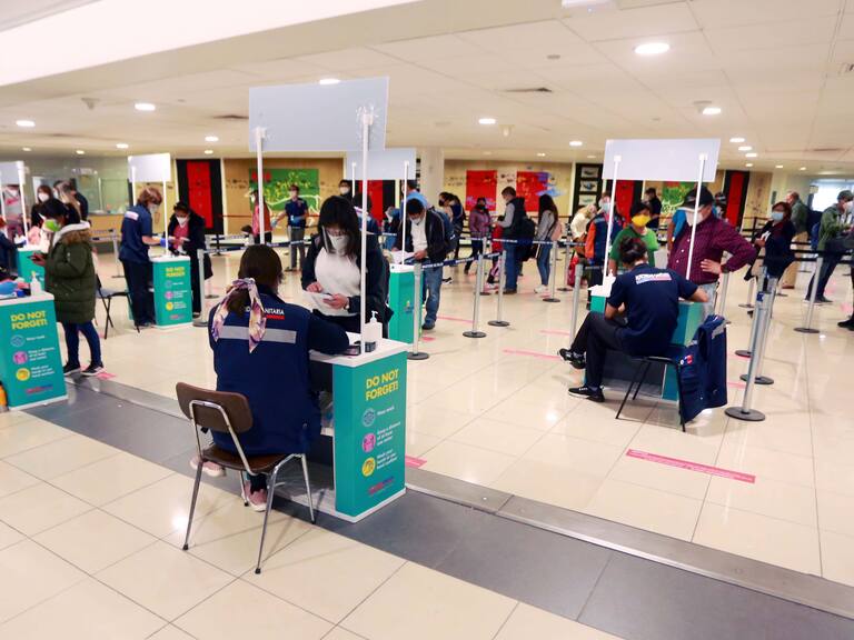 Control sanitario al ingreso a Chile