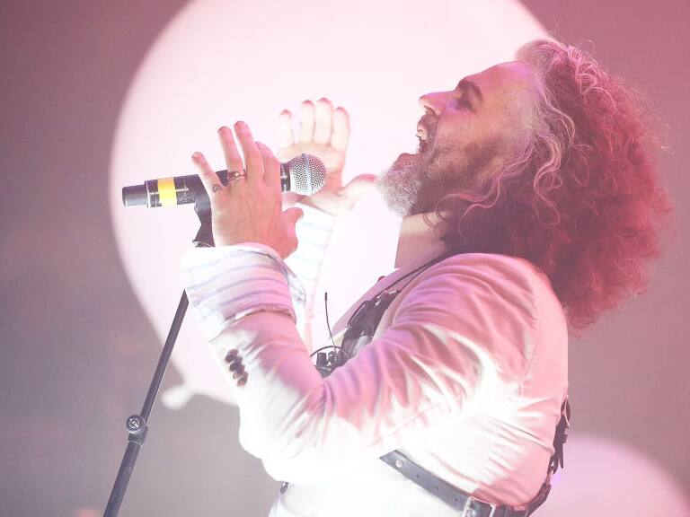 SYDNEY, AUSTRALIA - SEPTEMBER 30: Wayne Coyne of the Flaming Lips performs live on stage at Sydney Opera House on September 30, 2019 in Sydney, Australia. (Photo by Mark Metcalfe/WireImage)