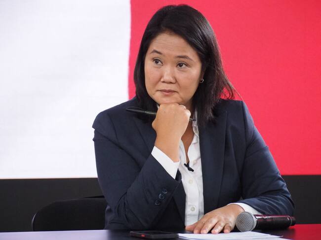 La excandidata presidencial peruana Keiko Fujimori en un evento