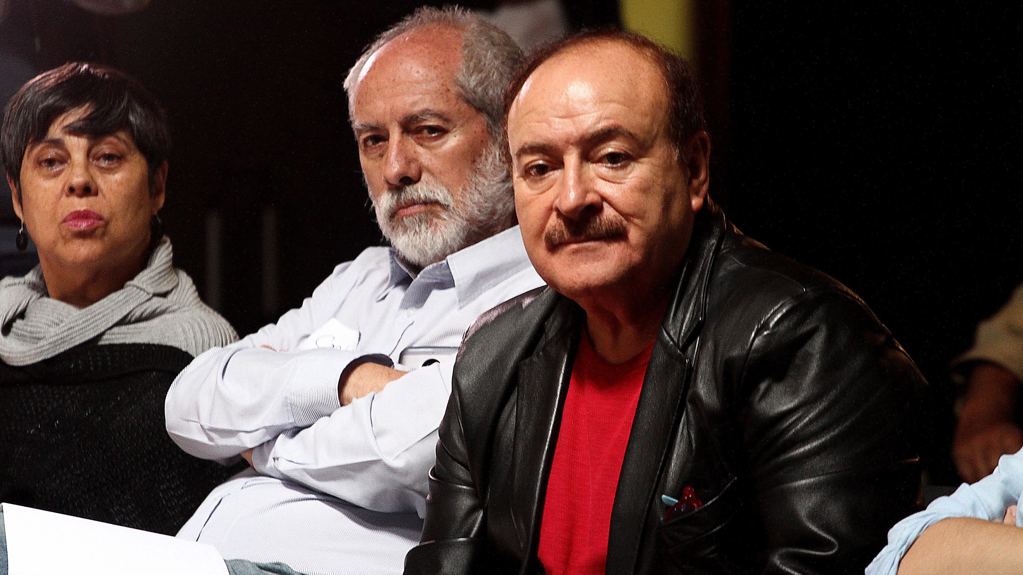 18 de MARZO del 2018/SANTIAGOCarlos Aranda (i) y Antonio Leal (d), durante un encuentro de la Comisión Nacional Estratégica del PPD, para analizar la proyección futura del partido.
FOTO: HANS SCOTT / AGENCIAUNO