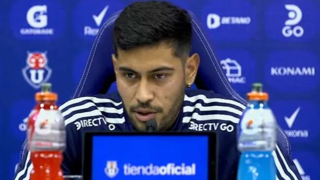 Emmanuel Ojeda se pone metas en la U: "Voy a dar lo mejor de mí para sacar esa maldición de los clásicos"