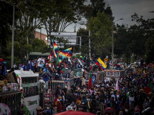 Agrupaciones indígenas llegan a la capital de Colombia
